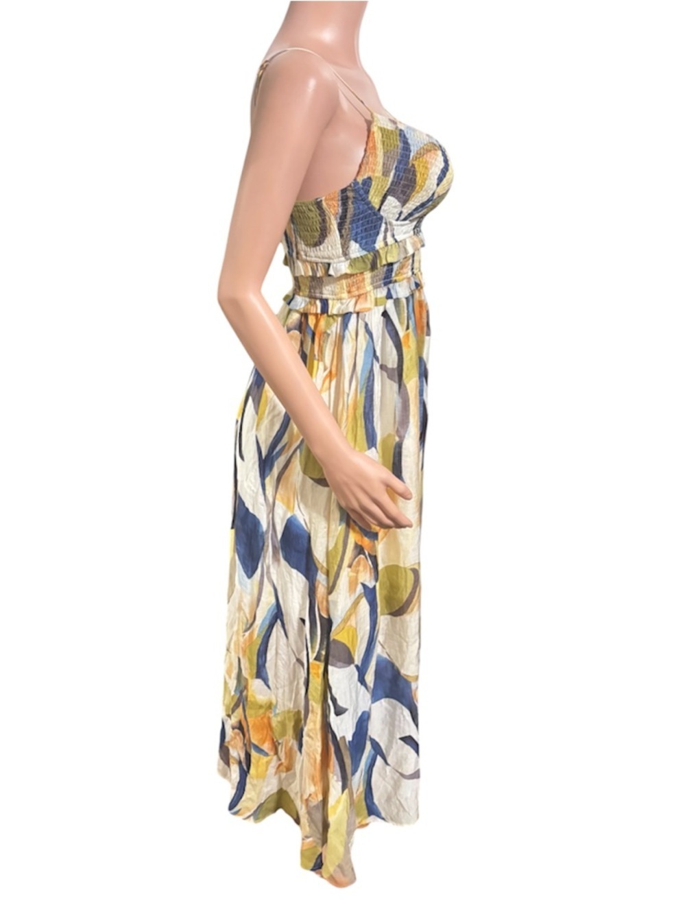SAGE + PAIGE Women’s Multicolor Abstract Radiance Maxi Dress - Picture 5 of 13